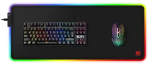 Defender - Gamer egérpad Black XXL Light