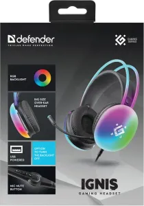 Defender - Gamer fejhallgató Ignis