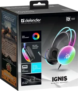 Defender - Gamer fejhallgató Ignis
