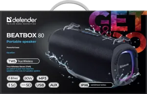 Defender - Hordozható hangszóró Beatbox 80