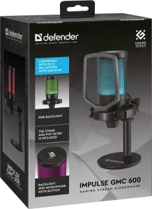 Defender - Gaming stream mikrofon Impulse GMC 600