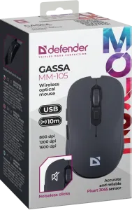 Defender - Vezeték nélküli optikai egér Gassa MM-105
