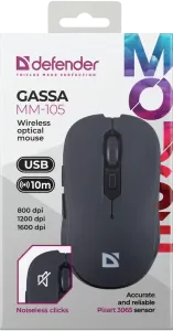 Defender - Vezeték nélküli optikai egér Gassa MM-105