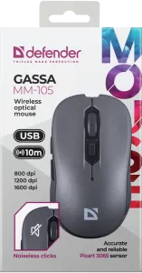 Defender - Vezeték nélküli optikai egér Gassa MM-105
