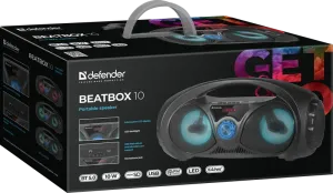 Defender - Hordozható hangszóró Beatbox 10