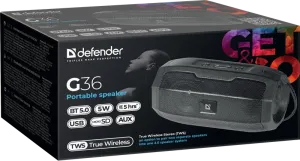Defender - Hordozható hangszóró G36