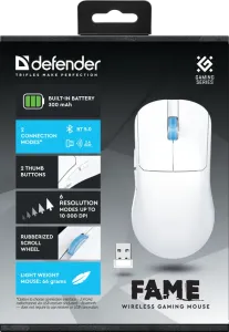 Defender - Vezeték nélküli gamer egér Fame GM-516
