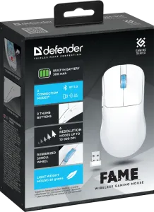 Defender - Vezeték nélküli gamer egér Fame GM-516