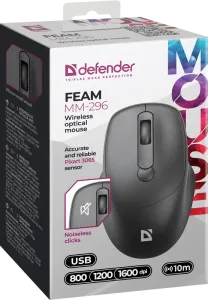 Defender - Vezeték nélküli optikai egér Feam MM-296