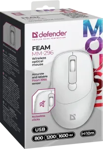 Defender - Vezeték nélküli optikai egér Feam MM-296