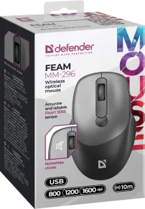 Defender - Vezeték nélküli optikai egér Feam MM-296