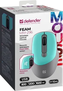 Defender - Vezeték nélküli optikai egér Feam MM-296