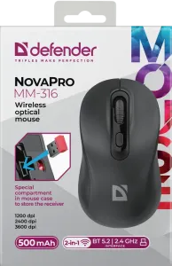 Defender - Vezeték nélküli optikai egér NovaPro MM-316