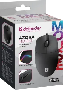Defender - Vezetékes optikai egér Azora MB-241