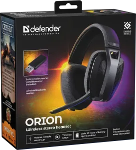 Defender - Vezeték nélküli sztereó headset Orion