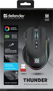 Defender - Vezeték nélküli gamer egér Thunder GM-213