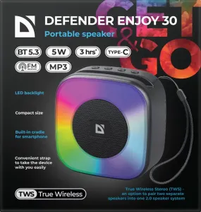 Defender - Hordozható hangszóró Enjoy 30