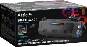 Defender - Hordozható hangszóró Beatbox 25