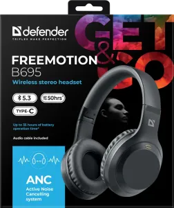 Defender - Vezeték nélküli sztereó headset FreeMotion B695