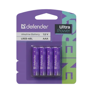 Defender - Alkáli elem LR03-4BL