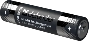 Defender - Újratölthető elem HR03-2BL 1000 mAh