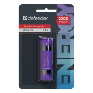 Defender - Újratölthető elem 18650-1BL 2200 mAh
