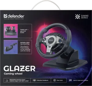 Defender - Gamer kormány Glazer