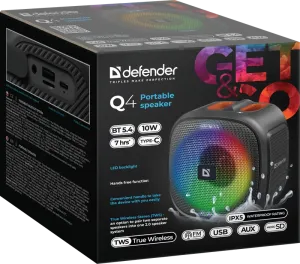 Defender - Hordozható hangszóró Q4