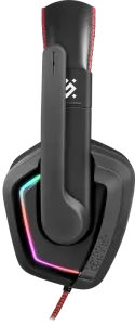 Defender - Gamer fejhallgató Quake LED
