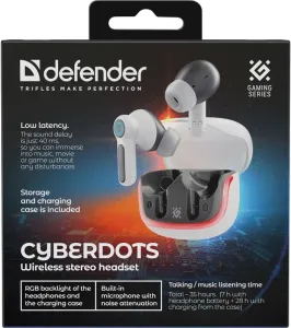 Defender - Vezeték nélküli sztereó headset CyberDots 290