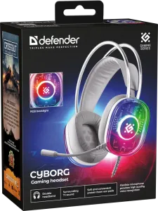 Defender - Gamer fejhallgató Cyborg