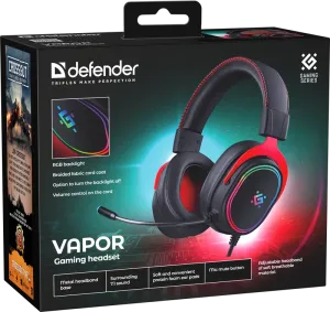 Defender - Gamer fejhallgató Vapor