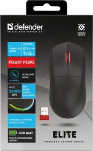 Defender - Vezeték nélküli gamer egér Elite GM-212