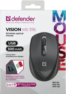 Defender - Vezeték nélküli optikai egér Vision MS-376