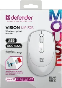 Defender - Vezeték nélküli optikai egér Vision MS-376