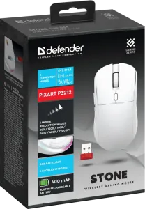 Defender - Vezeték nélküli gamer egér Stone GM-551