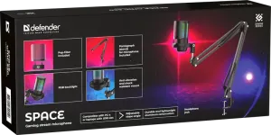 Defender - Gaming stream mikrofon Space GMC 550