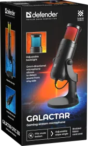 Defender - Gaming stream mikrofon Galactar GMC 250