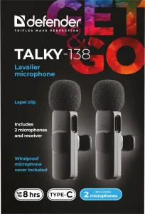 Defender - Csíptetős mikrofonok Talky-138
