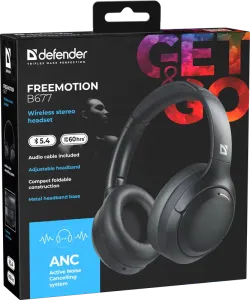 Defender - Vezeték nélküli sztereó headset FreeMotion B677