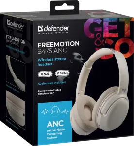 Defender - Vezeték nélküli sztereó headset FreeMotion B475