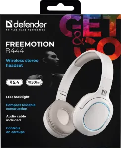 Defender - Vezeték nélküli sztereó headset FreeMotion B444
