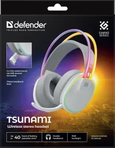 Defender - Vezeték nélküli sztereó headset Tsunami