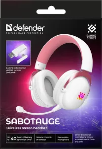 Defender - Vezeték nélküli sztereó headset Sabotauge