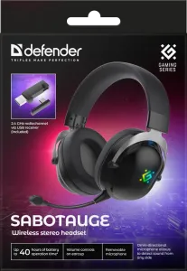 Defender - Vezeték nélküli sztereó headset Sabotauge