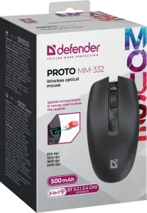 Defender - Vezeték nélküli optikai egér Proto MM-332