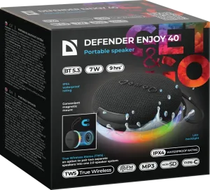 Defender - Hordozható hangszóró Enjoy 40