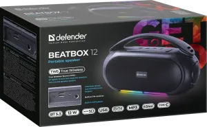 Defender - Hordozható hangszóró Beatbox 12