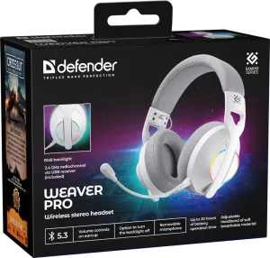 Defender - Vezeték nélküli sztereó headset Weaver PRO
