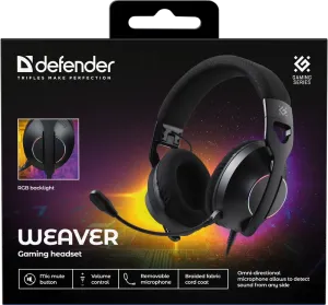 Defender - Gamer fejhallgató Weaver
